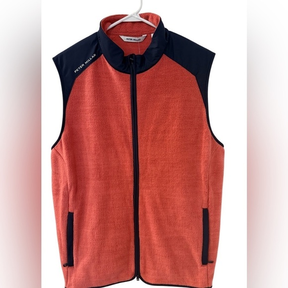 Peter Millar Fade Zip Up Fleece Vest Size L NWT - Picture 1 of 11